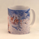 Coffee Mug - Tomte with Deer by the Fire